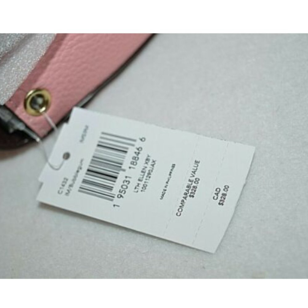 New Coach Ellen Crossbody Handbag Leather  Pink - Picture 7 of 9